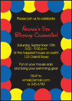 Disney Themed Birthday Party Invitation