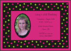 Dots Photo Invitations