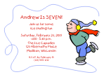 Ice Skating Boy Birthday Party Invitation