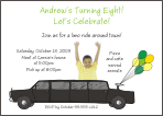 Limo Photo Invitations