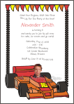 Racecar Photo Invitations