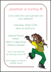 Rock Climbing Boy 2 Brown Skin Birthday Invitations