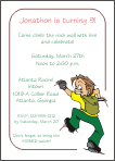 Rock Climbing Boy 2 Birthday Invitations