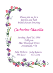 Floral Drape Purple Retirement Party