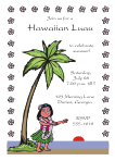 Hawaiian Luau Invitations
