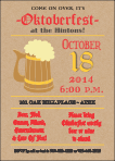 Octoberfest/Oktoberfest Invitation