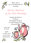 Tea Party Invitation