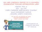 Teacher with Blackboard Retirement Party Invitation