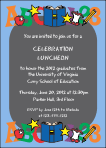 Teacher Graduation Invitation