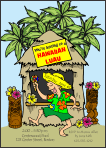 Hawaiian Luau Party Invitations