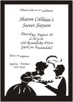 Dinner Party Sweet Sixteen Invitation