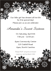 Floral 4, Sweet 16 Birthday Invitation