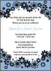 Floral 5, Sweet 16 Birthday Invitation