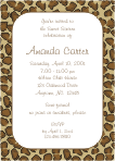 Leopard Spots, Sweet 16 Birthday Invitation