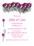 Balloons on Ceiling<br>Wedding Invitation