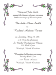 Fancy Corners 1 Wedding Invitation