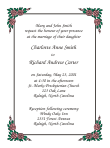 Fancy Corners 5 Wedding Invitation