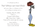 Rose Ring 2 Wedding Invitation