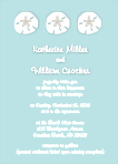 Sand Dollar Wedding 2 Invitation