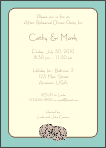 Sea Scallop Shells Wedding Invitation