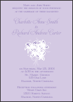 Stargazer Bouquet Wedding Invitation