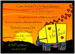 Truck into the Sunset Wedding Invitation