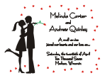 Kissing Couple Tied the Knot Announcement