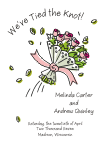 Rose Bouquet 1 Tied the Knot Announcement