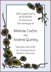 Sunflowers Marriage Announcement