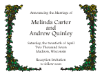 Rose Trellis Yellow Marriage Announcement